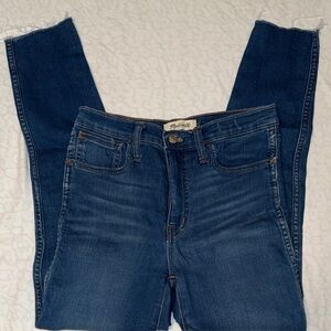 Madewell Women's Skinny Jeans in Deep Blue